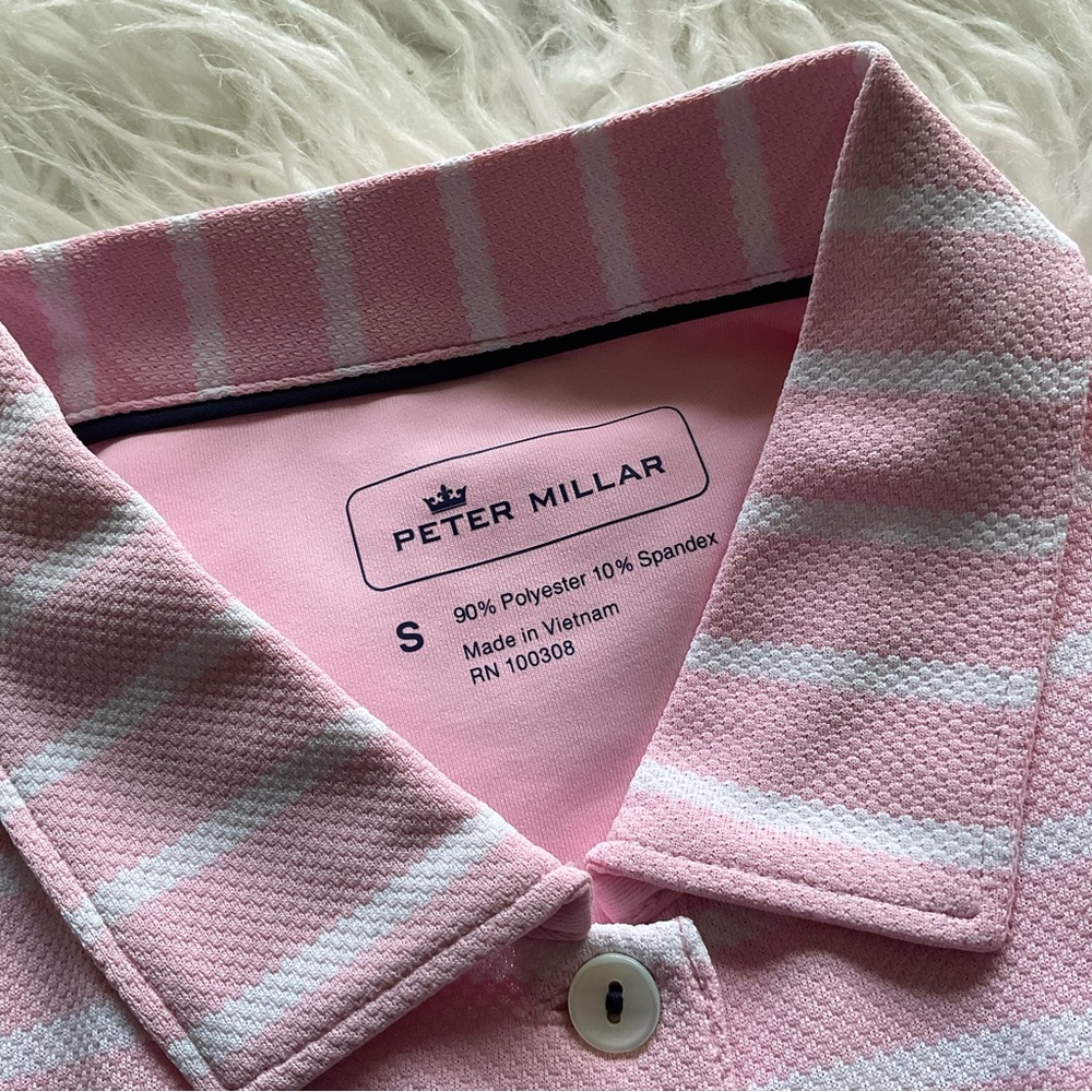 Peter Millar Pineapple Stripe Performance Polo - image 3